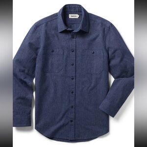 Taylor Stitch The Utility Shirt In Navy Men's Size 40